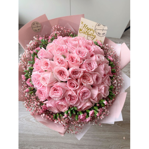Pink Rose Bouquet